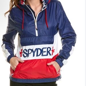 Spyder and Haze colab windbreaker jacket USA Anorak size S or M